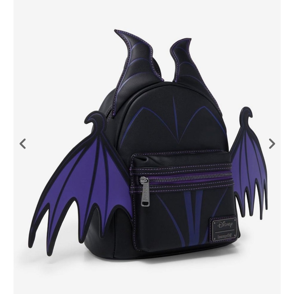 Loungefly Disney Sleeping Beauty Maleficent Figural Mini Backpack - Picture 3 of 6